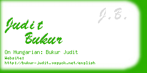 judit bukur business card